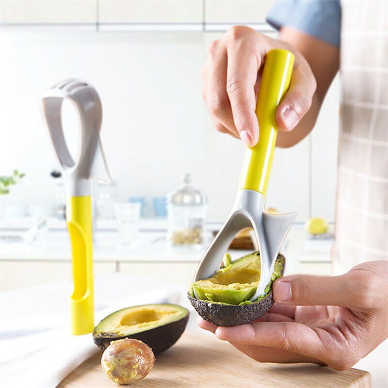 5-in-1 Avocado Slicer Fruit Tool Plastic Vegetable Masher Multifunction Port LS
