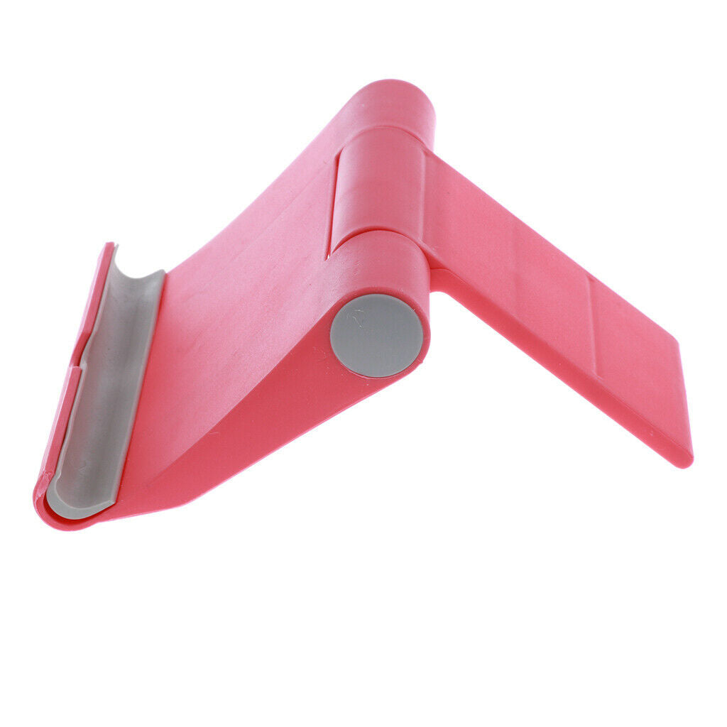 2Pack Folding Adjustable Bracket Cell Phone Desktop Stand Holder Red+Green