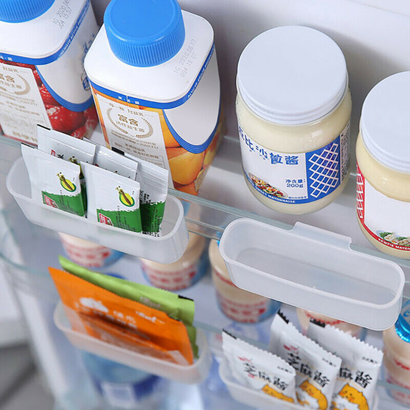 2PCS Refrigerator Storage Box Kitchen Accessories Hidden Storage Holder S.l8