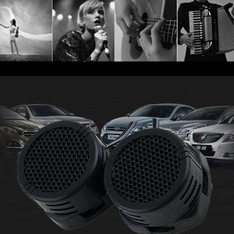 2X Car Mini Sound 500W Dome Tweeter Loudspeaker Loud Speaker Super Power .l8