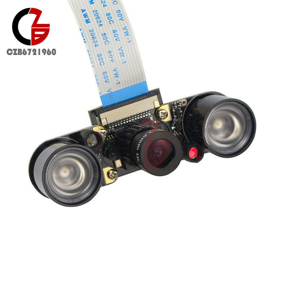 Raspberry Pi Night Vision OV5647 Camera  Acryclic Holder for Raspberry Pi 3B+/2