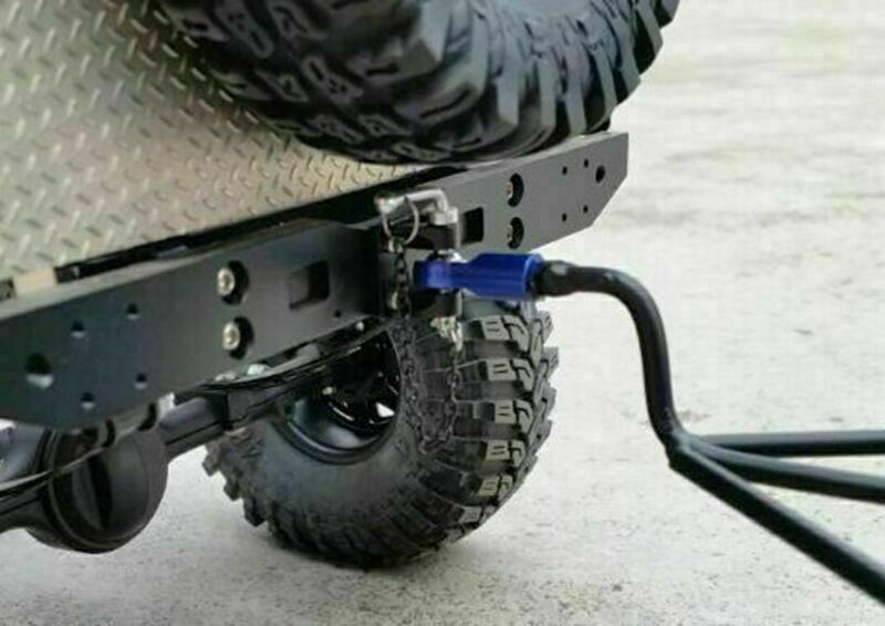 1* New 1:10 RC Car Tow Shackle Trailer Hook For Axial SCX10 TAMIYA TRX-4 Crawler