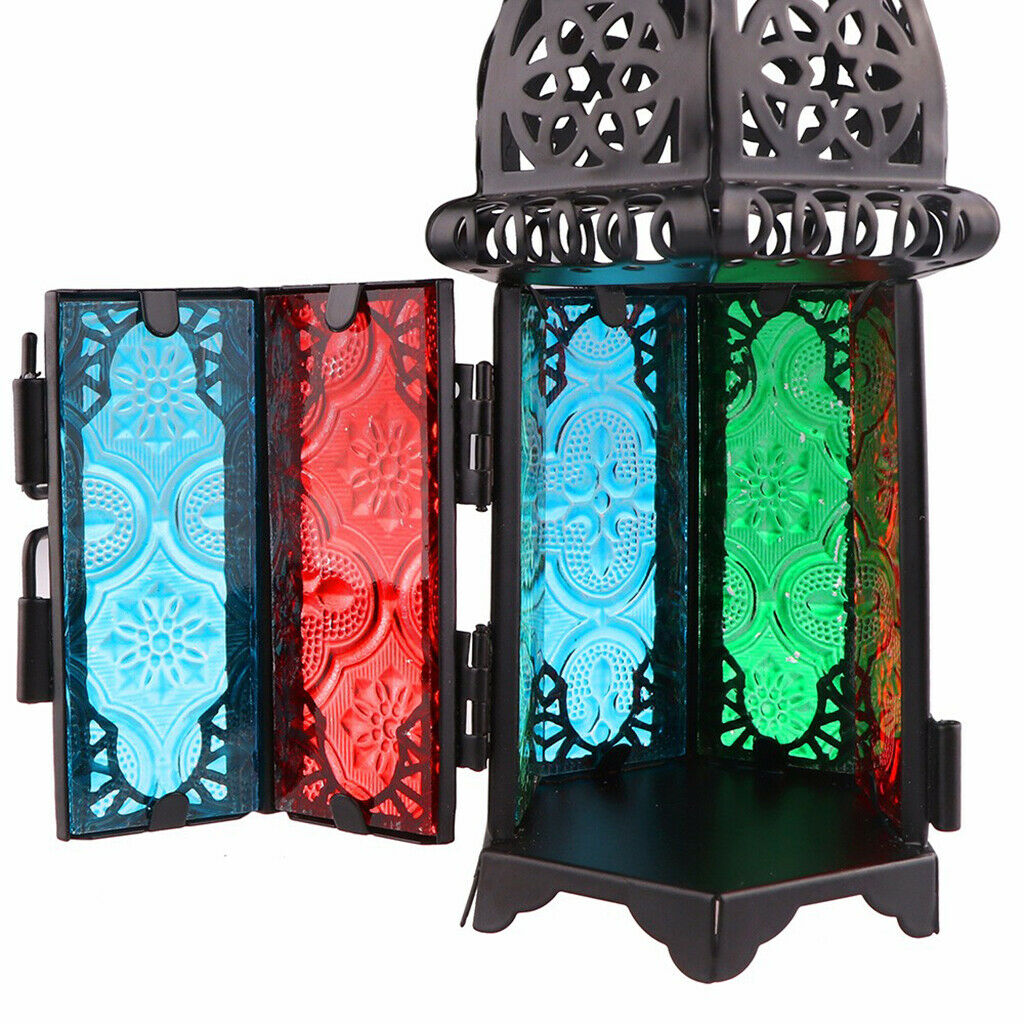 2Pcs Moroccan Lantern Metal Chandelier ~ Tea Light Or Votive Candle Holder