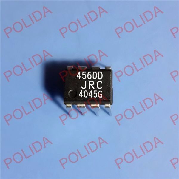 10PCS OP AMP IC JRC DIP-8 NJM4560D JRC4560D 4560D