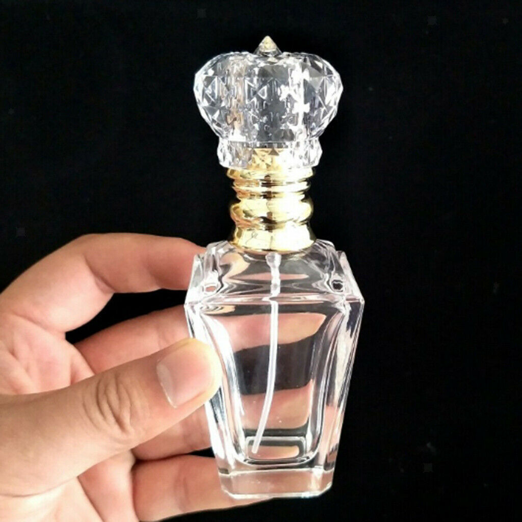 Glass Perfume Pump Spray Bottle Travel Aftershave Atomizer Scent Sprayer