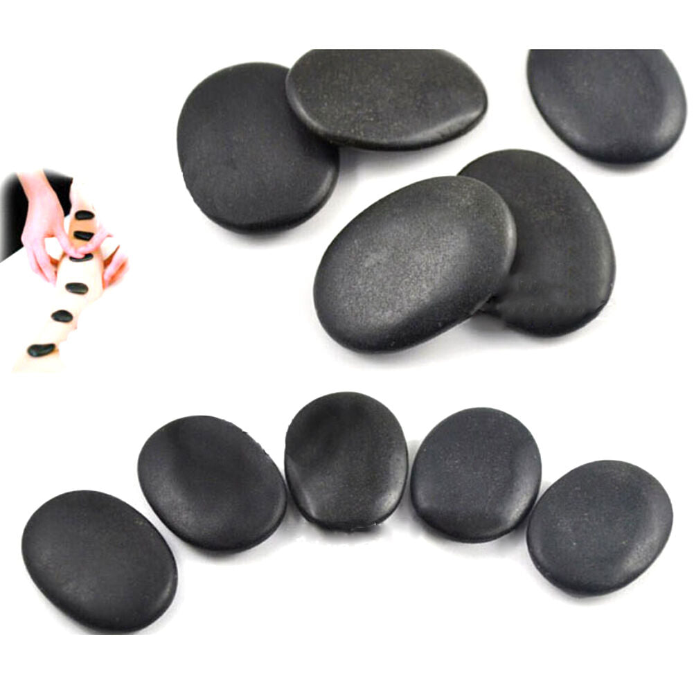 7pcs (3cmx4cm)set Large size Hot Stone Massage massager basalt Rocks stone.l8