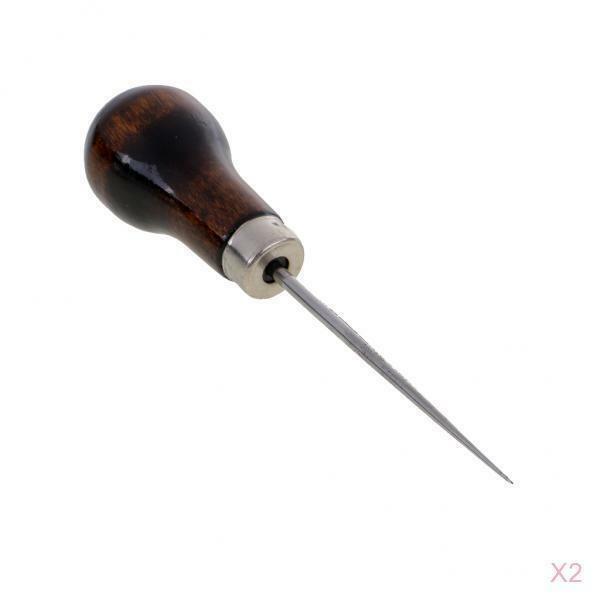 2Pcs Scratch Awl for Woodworkers and Leathercrafters Leather Stitching Awl