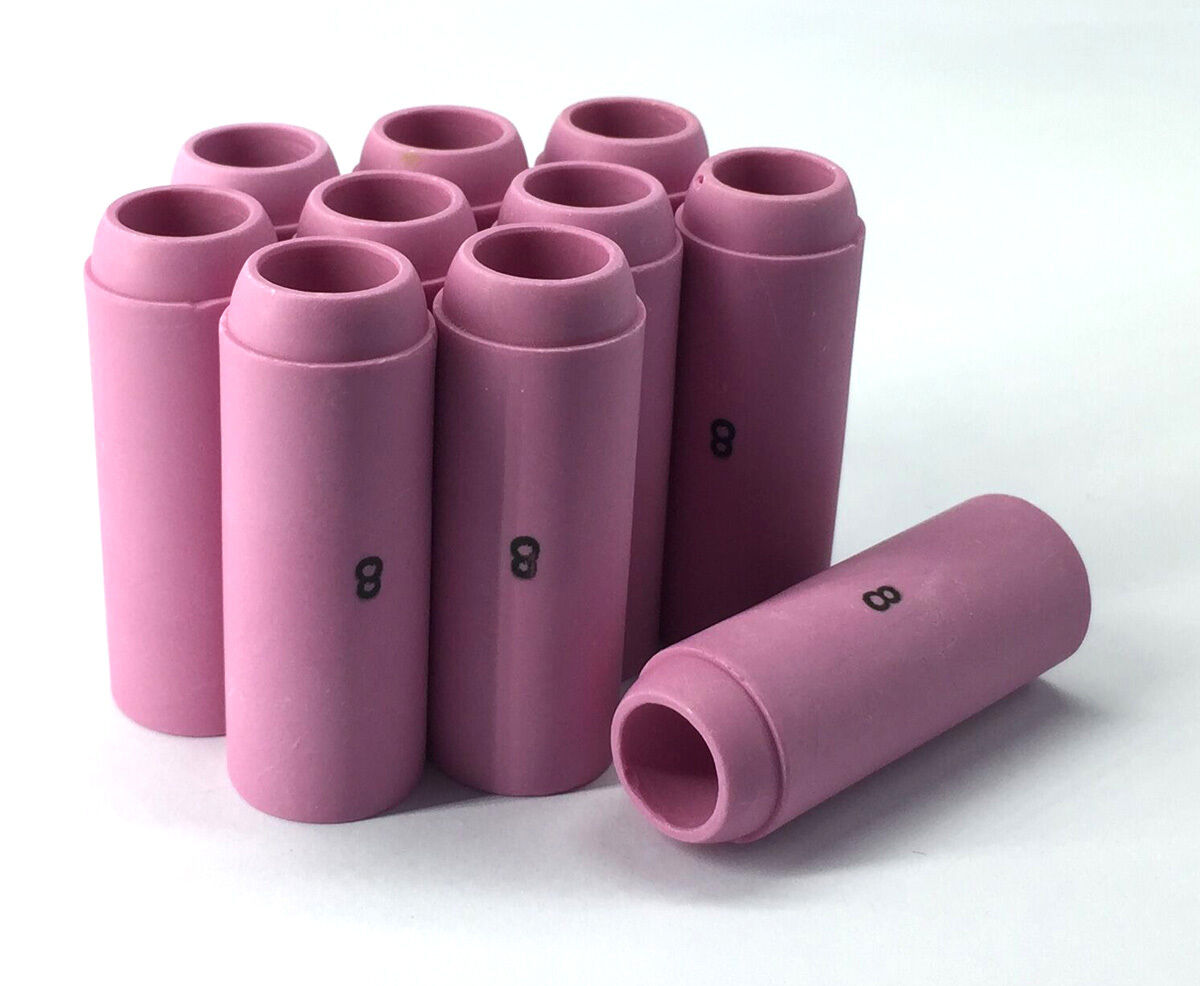 10pcs 8# 10N46 TIG torch welding alumina cup WP17 18 26 [M_M_S]