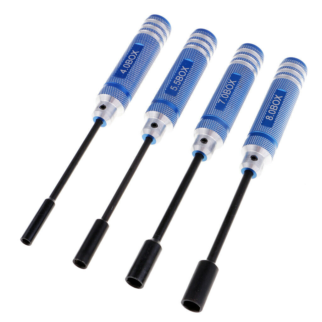 4pcs RC Car Hexagonal Sleeve Screwdriver Repair Tool Kit High