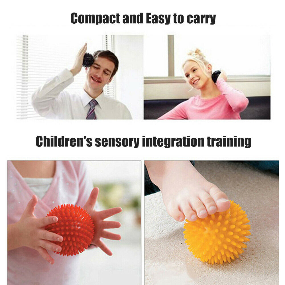 5 Pieces of PVC Inflated Knobby Bouncy Massage Ball 6 Inch  Ball