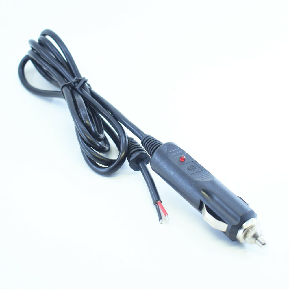 10pcs 12V 18AWG Cigarette Lighter Plug Cable Car Power Supply DIY Pigtail Wire
