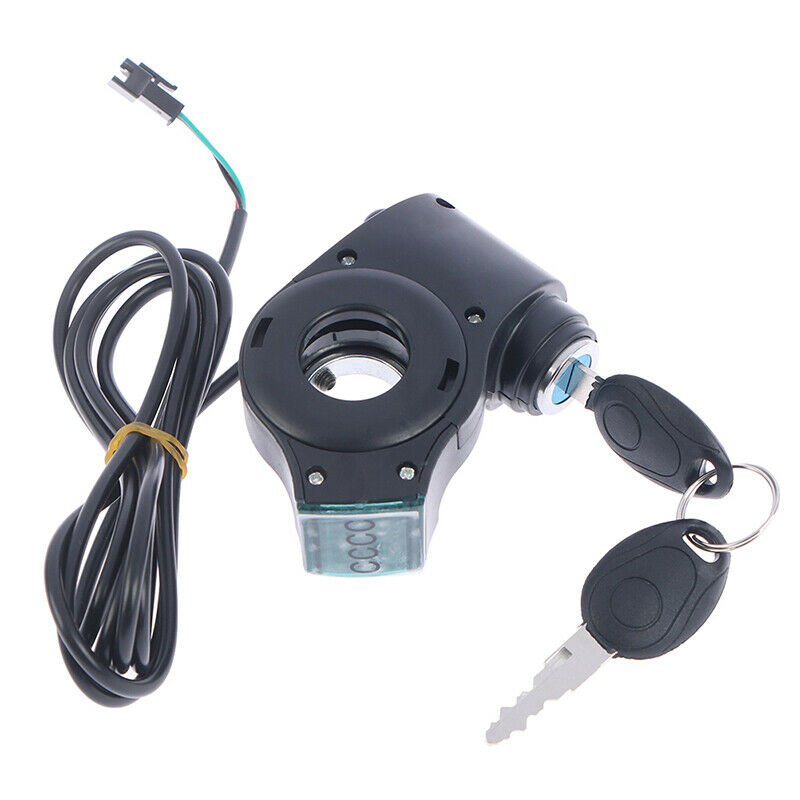 Electric Bicycle Throttle Voltmeter Digital Battery Voltage Key Switch PowerBDA