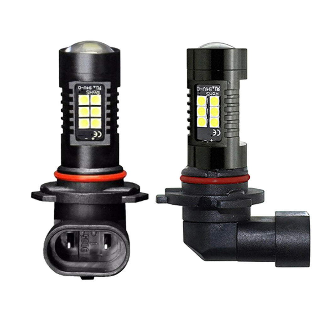 2pcs H10 21SMD Car LED White Fog Driving Light Bulbs Lamp DRL DC 12V-28V