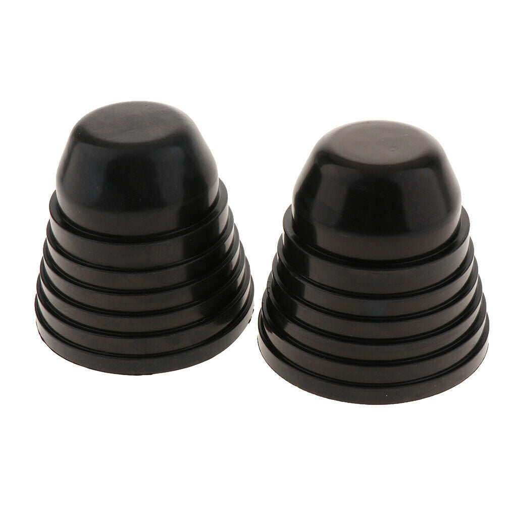 2pcs 70-100mm Rubber Headlight LED HID Lamp Dust Cover Seal Cap Waterproof For