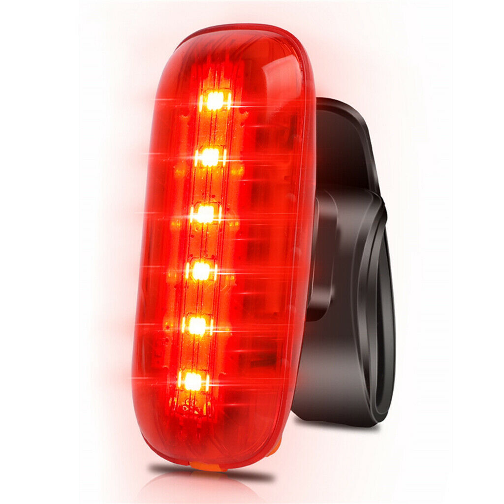 1 lot Waterproof LED Bike Brake Light Sensor Bicycle Rear Light 500mAh USB