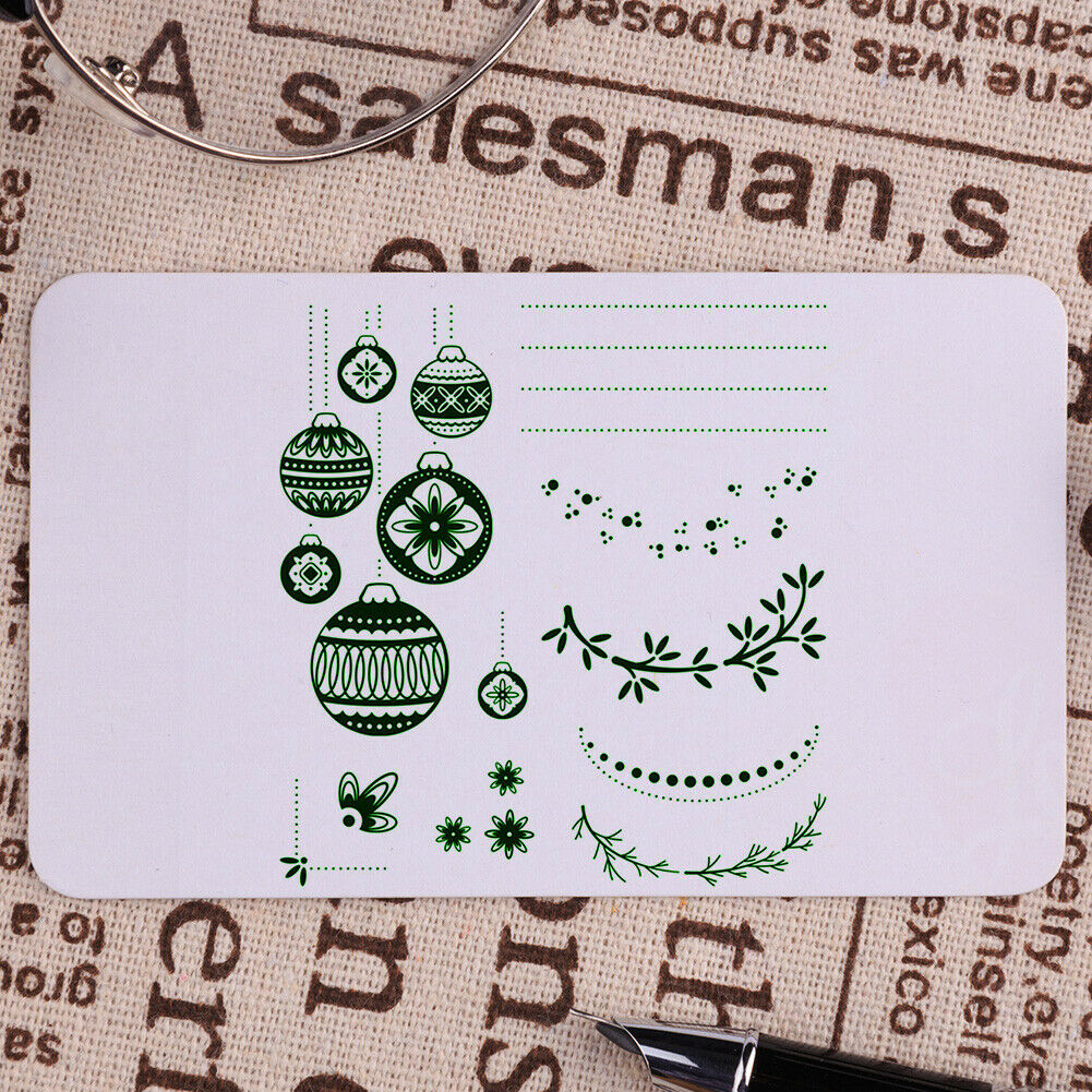 Olive Leaves Transparent Silicone Stamps Seals Set for Scrapbooking Craft DIY