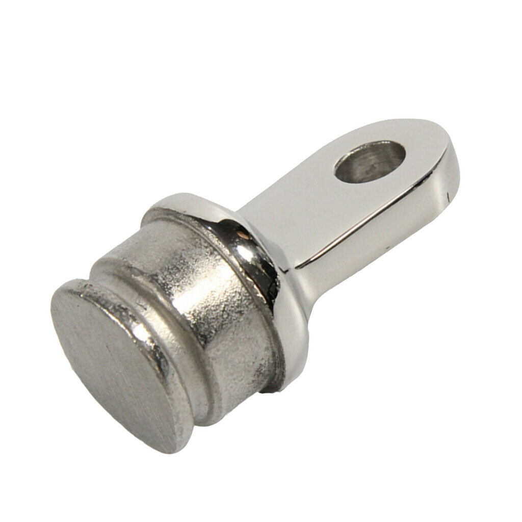 6 Pieces 316 Stainless-Steel 25mm 1'' Round Inside Eye End for Bimini Top