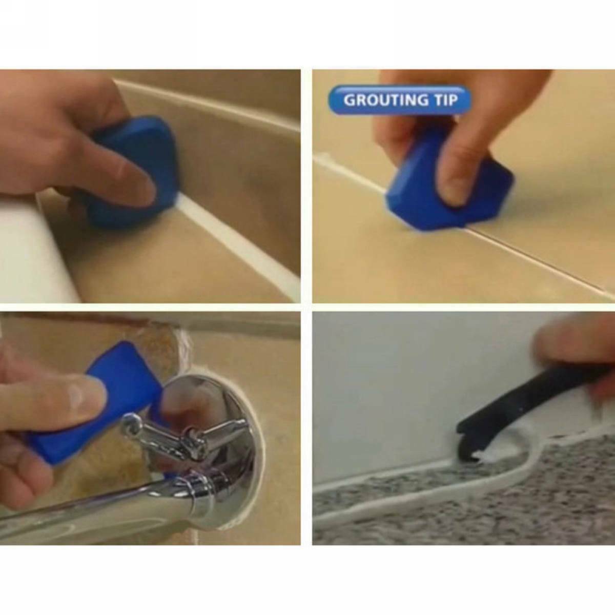 4Pcs/Kit Sealant Spatula Caulking Tool Kit Joint Silicone Grout Remover Scraper