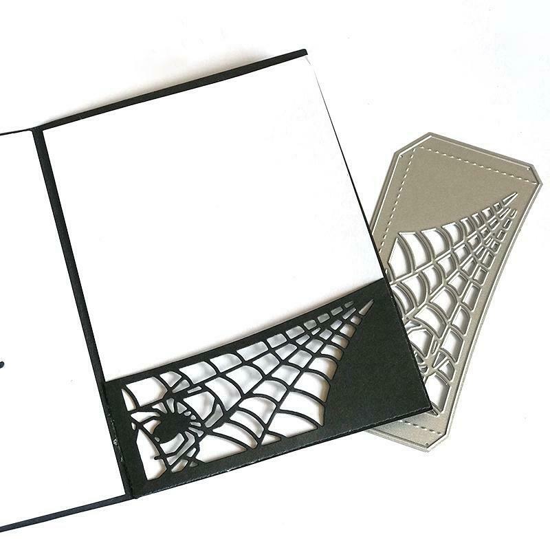 Halloween Spider Web Metal Cutting Dies Stencil Scrapbooking DIY Embossing Mold
