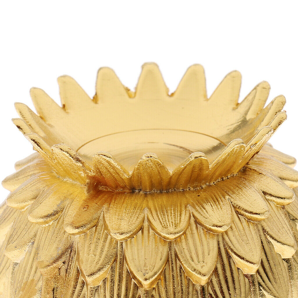 Butter-shaped Butterfly Lamp With Candlestick Brass Oil Lamp With Tibetan Butter