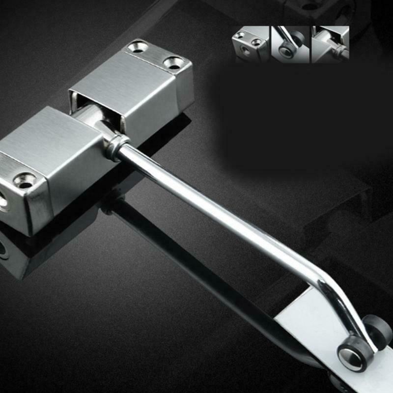 Stainless Steel Door Closer Auto Spring Buffer with Protective Door Gasket