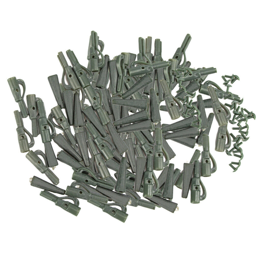 100Pcs Quick Change Swivels Sinkers Weights for Carp Fishing Accessories