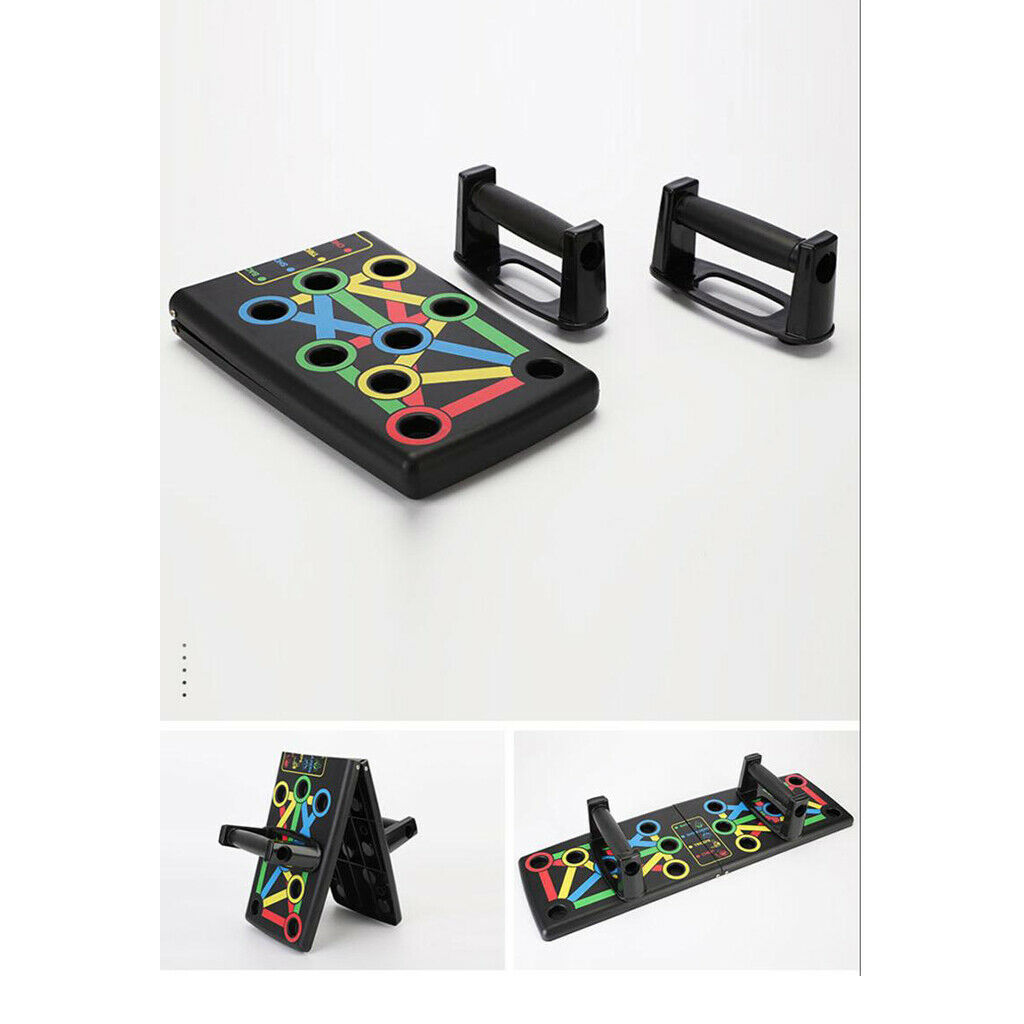 Folding Push Up Board Fitness Body Stand Shoulder Trainer Non-slip Rack Gear