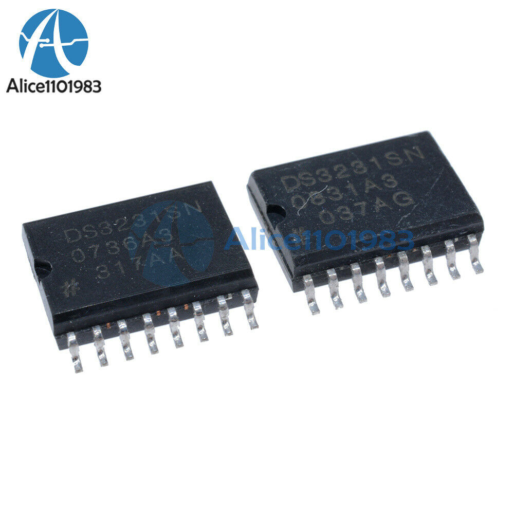 5Pcs DS3231SN 3231 IC RTC W/TCXO 16-SOIC NEW