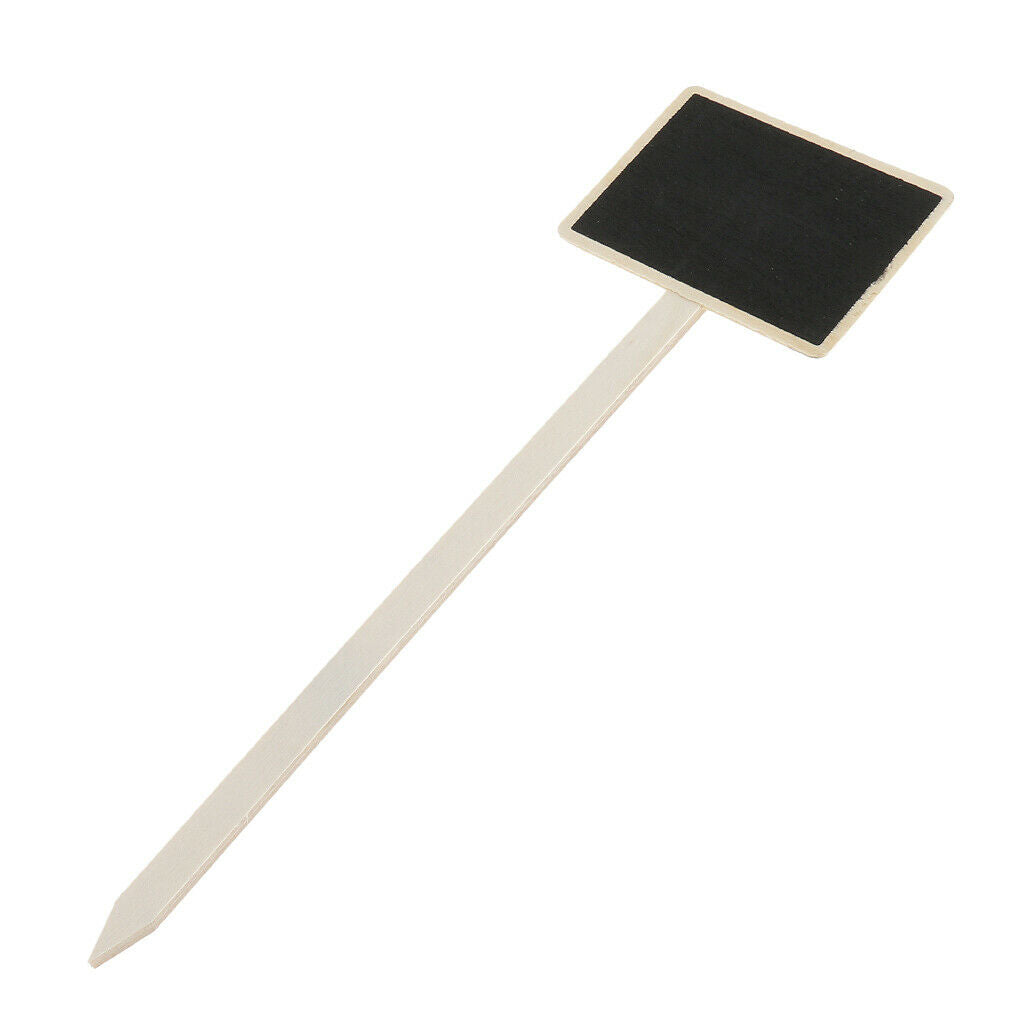 40X  Wooden Chalkboard Weddings Placecard Name Price Tag Plant Markers