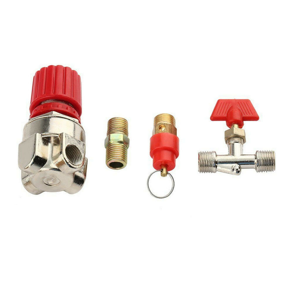 120 Air Compressor Pressure Control Switch Relief Regulator Pump Gauge Manifold