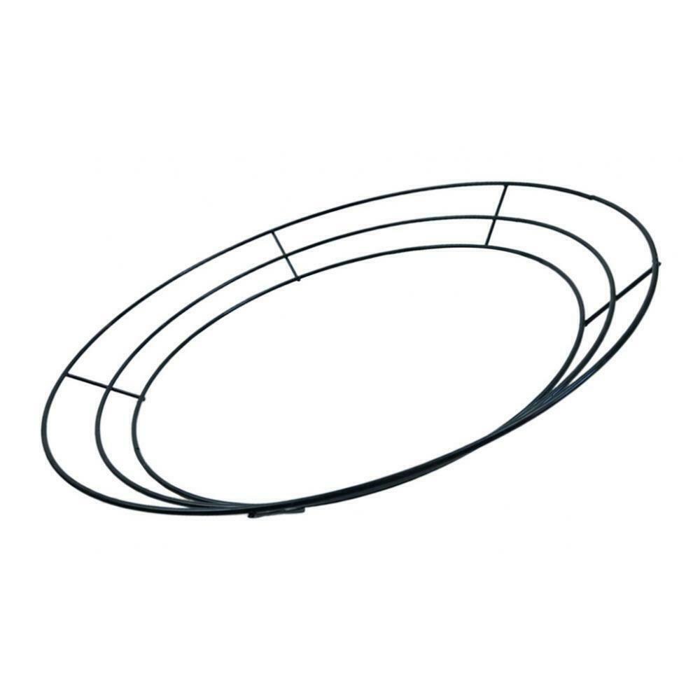 6x 10" Round Metal Wire Wreath Frame Rings for New Year Wedding Decoration