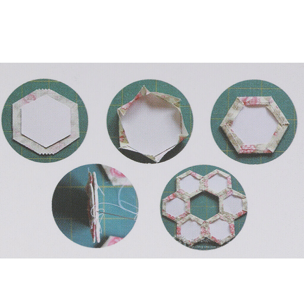 200x Hexagon Paper Quilting Templates