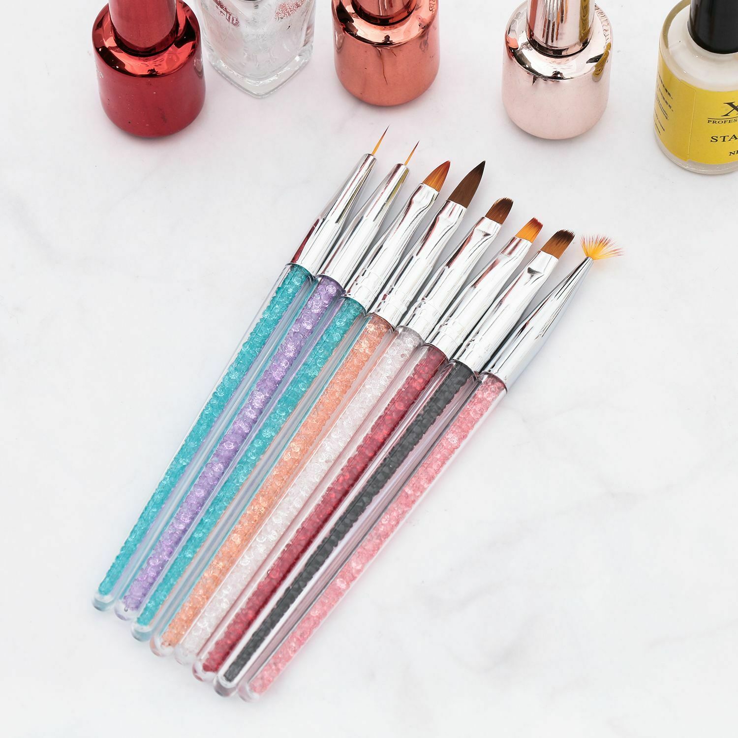 Dotting Tools Set Painting Nail Design Nail Art Liner Brushes Drawing Brush Pen