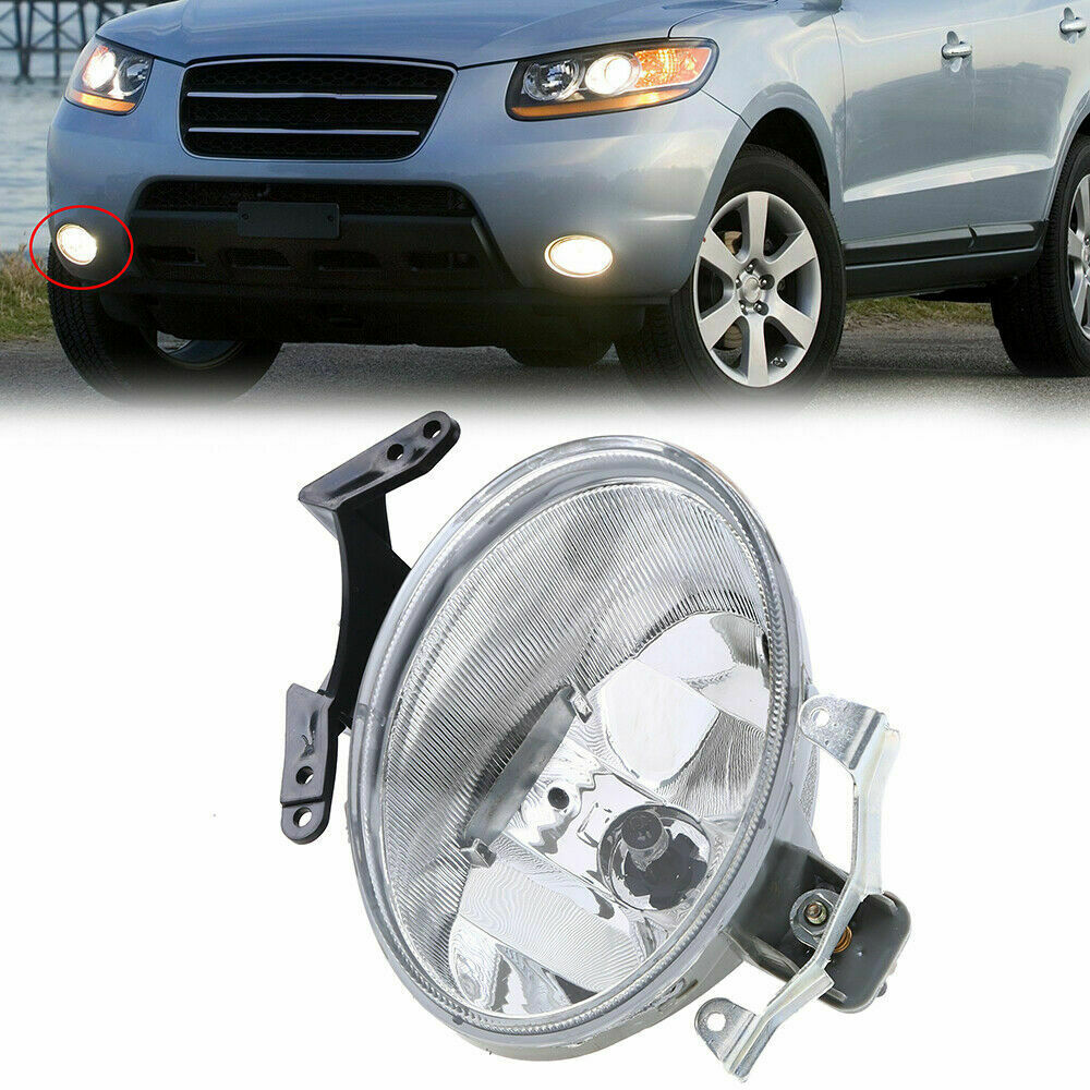 1pc Right Passenger Side Driving Fog Light Lamp For Hyundai Santa Fe 2007-2009