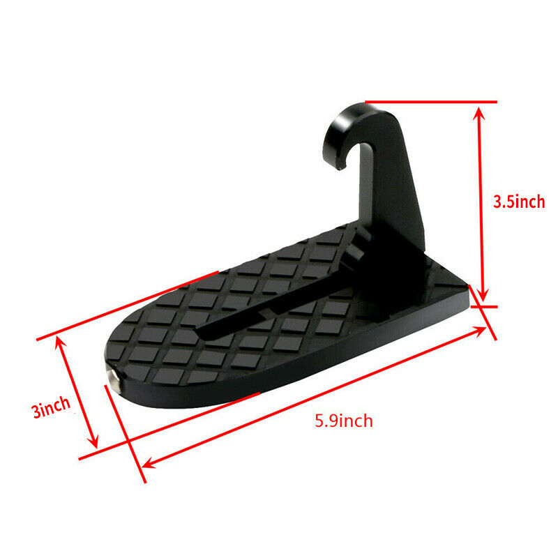 2Pcs Folding Car Door Latch Hook Step Foot Pedal Ladder For SUV Jeep Truck Roof