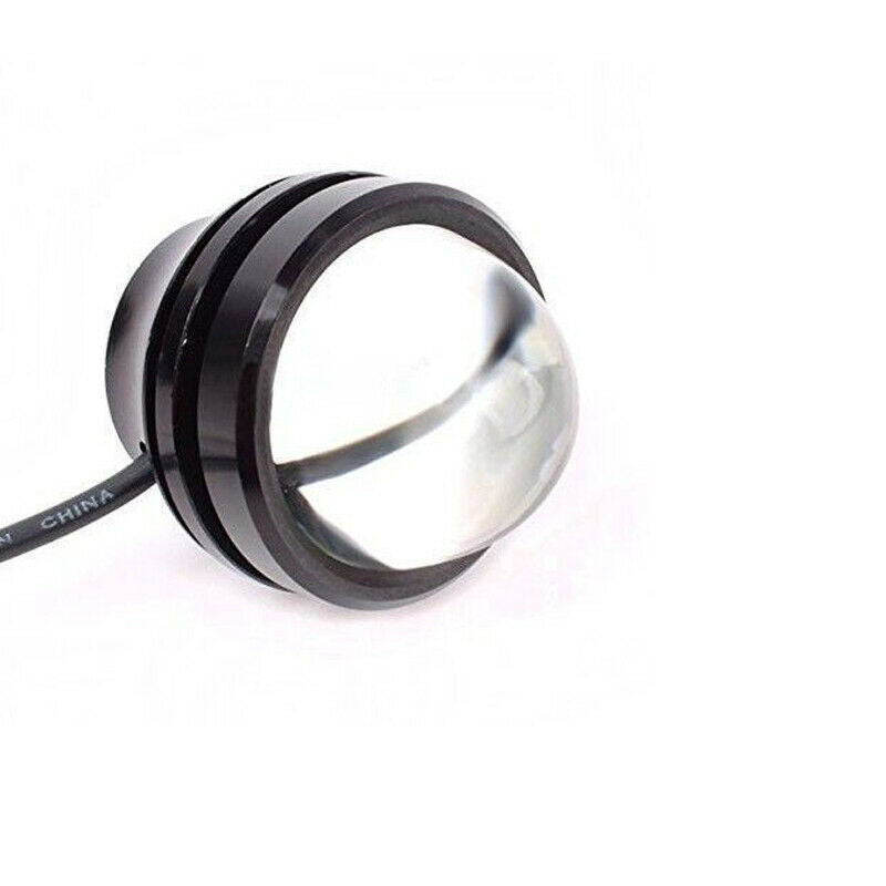 2Pcs White 5W High Power Fish / Bull  Eye Projector Fog Light DRL LED Lamps