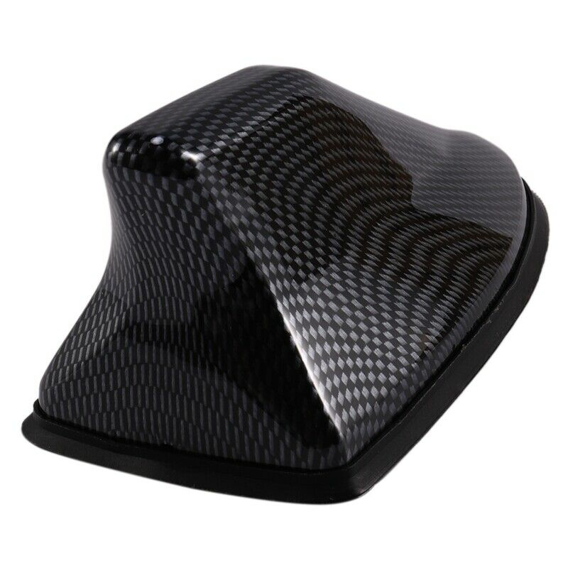 Carbon Fiber Bottom Waterproof Car SUV Shark Fin Roof Antenna Radio AM/FM SignL2
