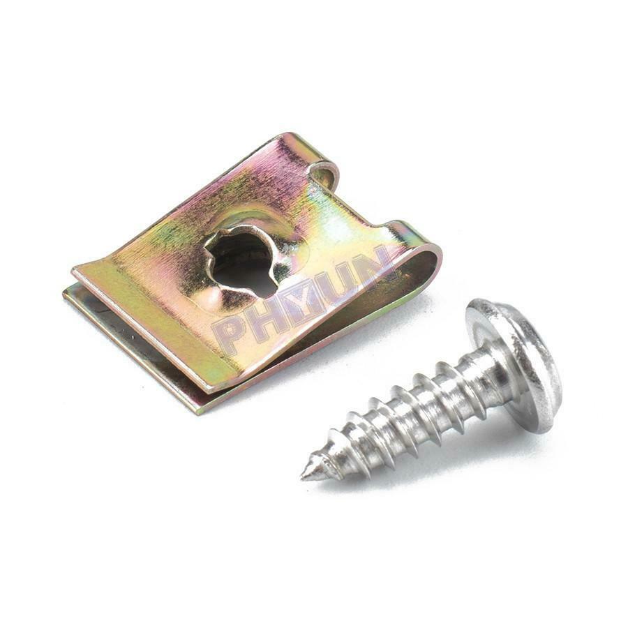 160x No.8 M4*12 U Nuts Fasteners Self Tapping Screws For Car Motorcyle Garden