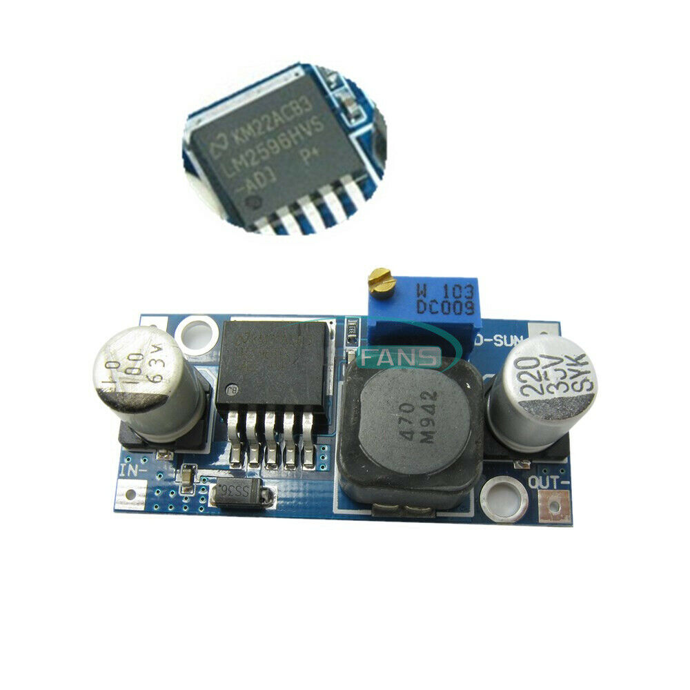 2PCS LM2596HVS LM2596HV DC-DC Adjustable Step Down Converter Power Buck Module