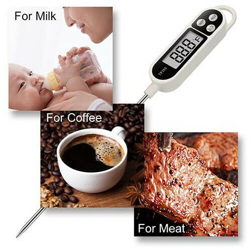 Instant Read Digital Electronic Thermometer Kitchen Cooking BBQ Grill Food Meat