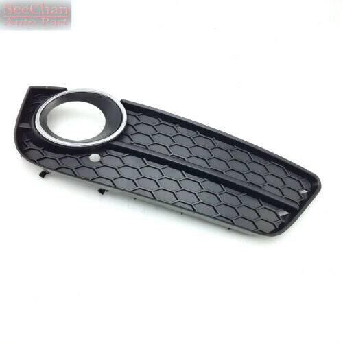 For Audi A5 08-11 Front Bumper Fog Light Lamp Grille Grill Cover Chrome RH Side