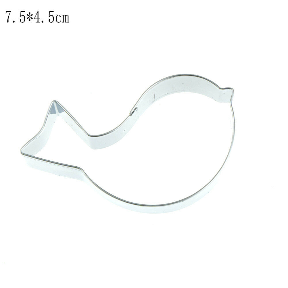 bird shape stainless steel cookie cutter mold biscuit accessories tool.l8