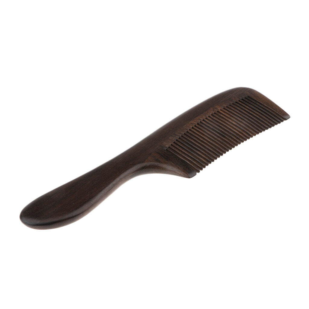 Handcraft Polishing Natural Wooden Scalp Massage Beard Brush Detangling Comb