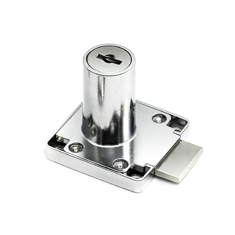 Drawer Locks with 2 Keys Cabinet Lock Rolled Steel Furniture Hardware Cam.l8
