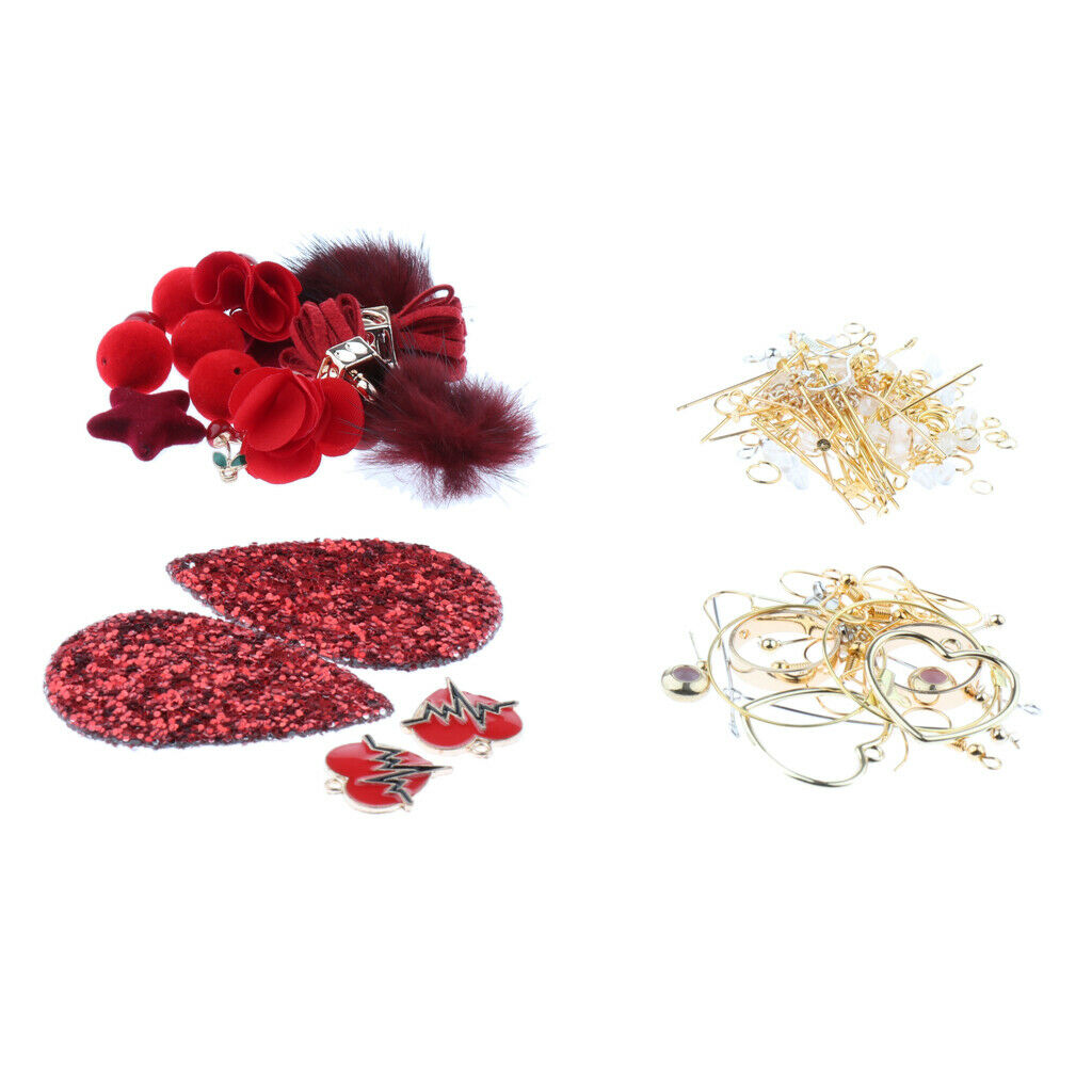 10pcs Handmade Feather Charm Plume Pendant DIY Earring Findings A-00168