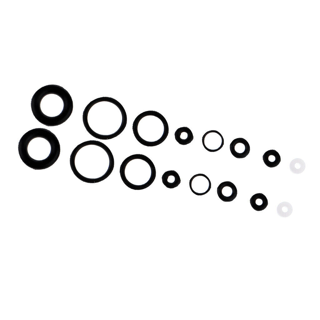 6Pcs/Set Heavy-duty O-Ring Rubber Seals Airbrush Internal Sealing Black