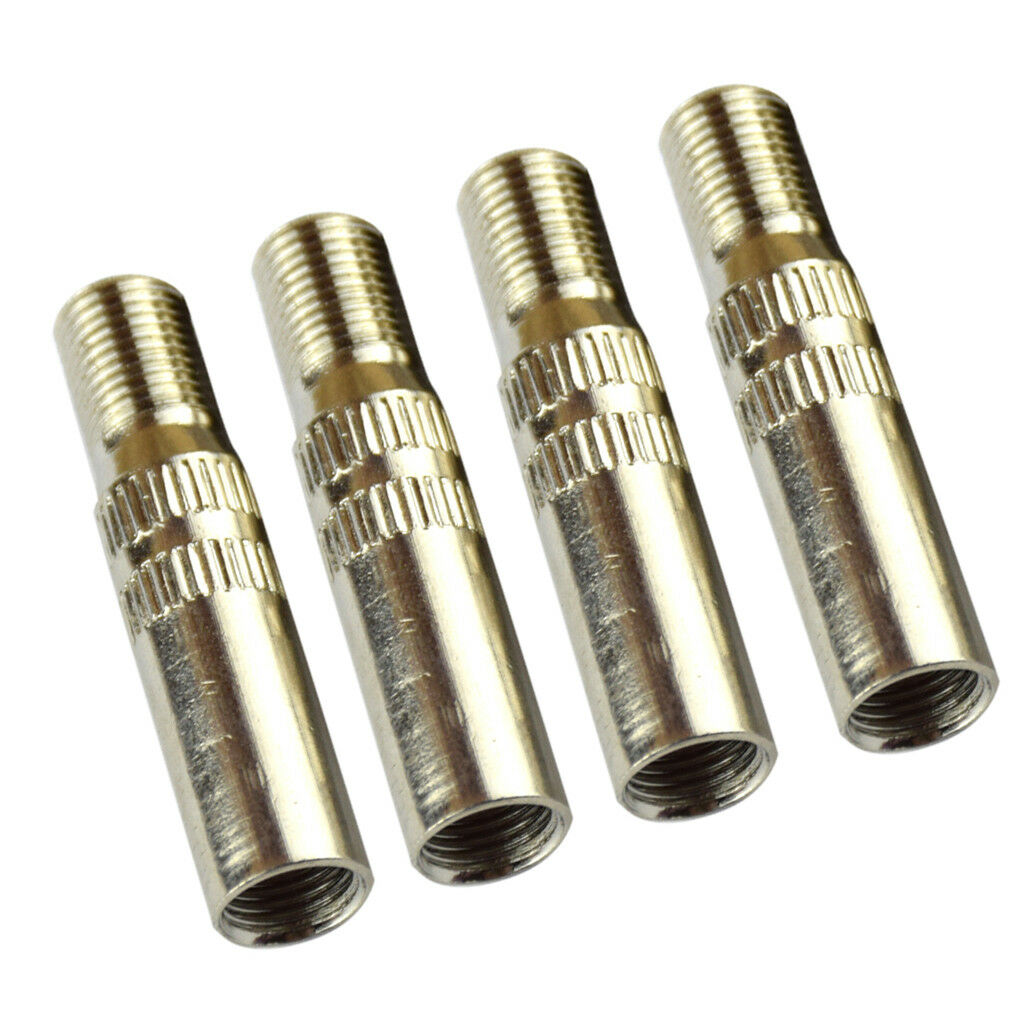 4PCS Car Vehicle Bike Motorcycle Copper Tire Tyre Valve Extension Caps 39mm
