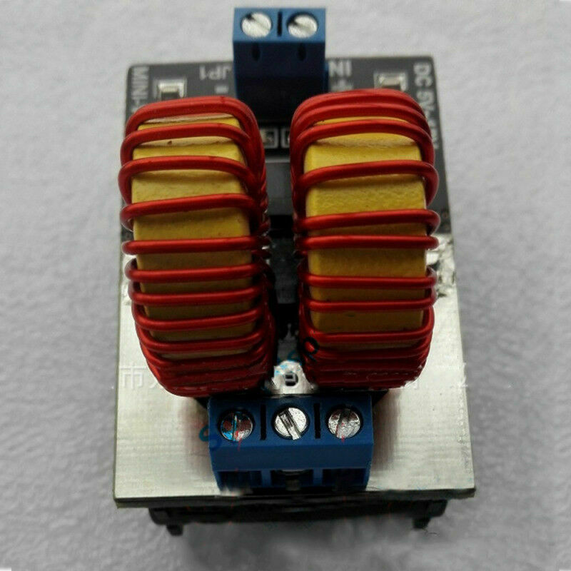 120W 5V-12V Low Voltage ZVS Induction Heating Power Supply Module w/Heater Coil