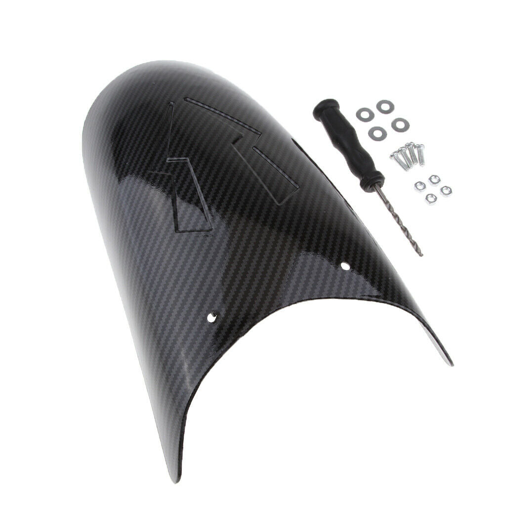 Carbon Fiber  Extender Front Shield Mud Guard for Motorcycle (Type 3)