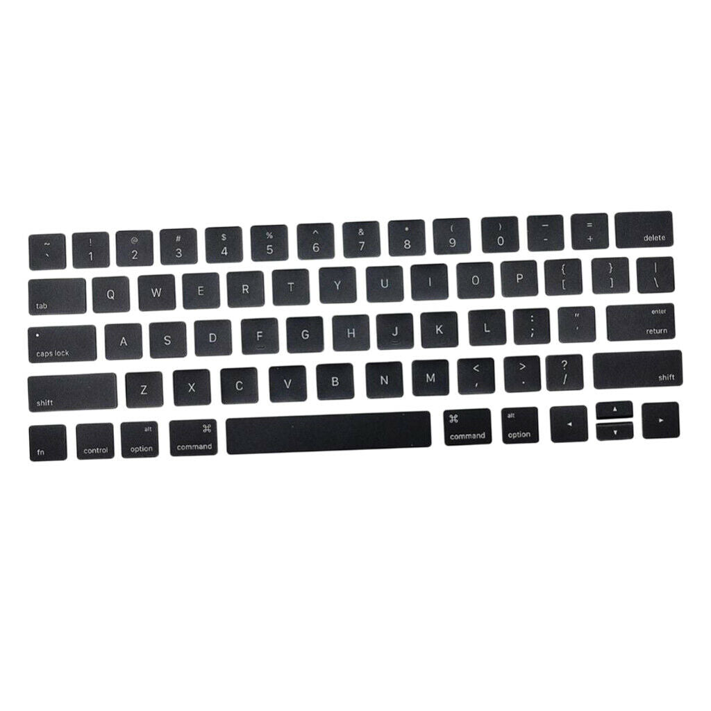 Replacement US Keyboard Key Caps Covers One Set for MacBook 15" A1707 16 17